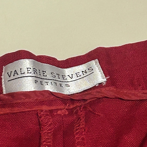 Women’s Red Valerie Steven’s Shirts. Size 2 - Picture 4 of 4
